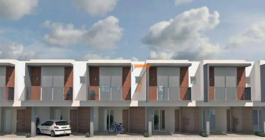 Sobrado com 2 dormitório à venda, 72 m² por r$ 399.000 - centro - biguaçu/sc