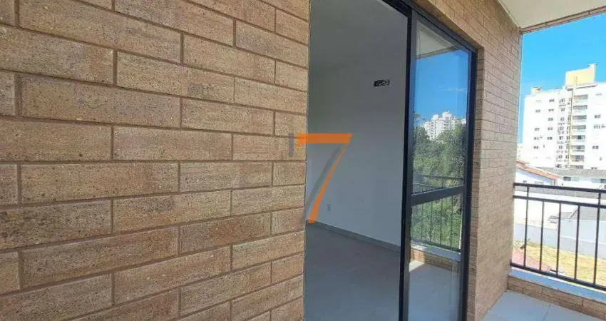 Apartamento com 2 dormitórios para alugar, 64 m² por r$ 2.565,00/mês - centro - palhoça/sc