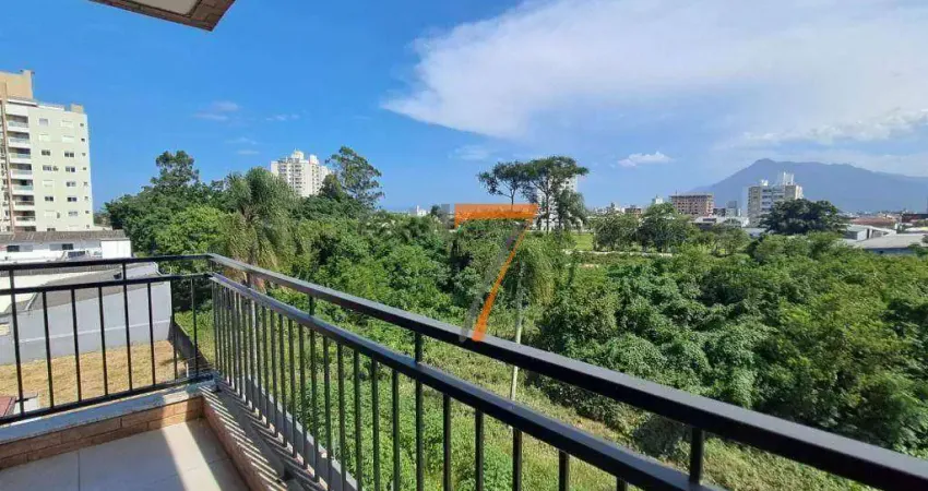 Apartamento com 2 dormitórios para alugar, 64 m² por R$ 2.465,00/mês - Centro - Palhoça/SC