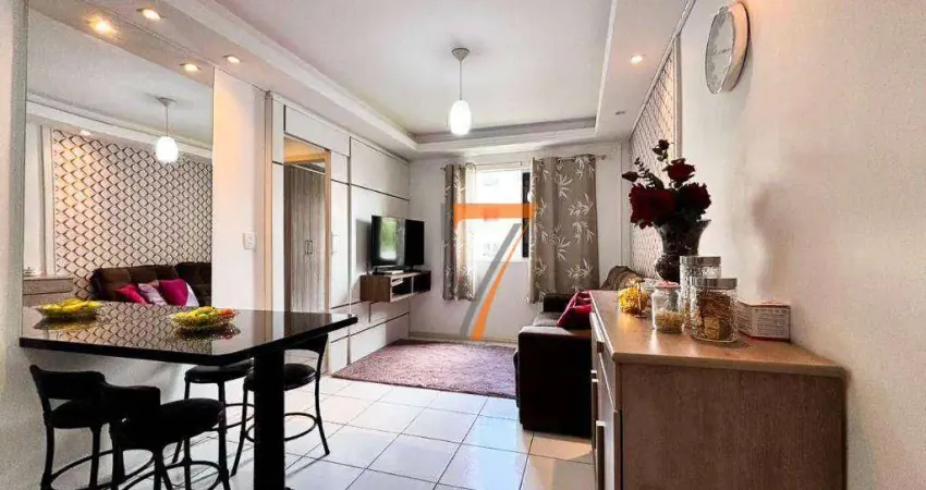 Apartamento com 2 dormitórios à venda, 45 m² por R$ 270.000 - Fundos - Biguaçu/SC