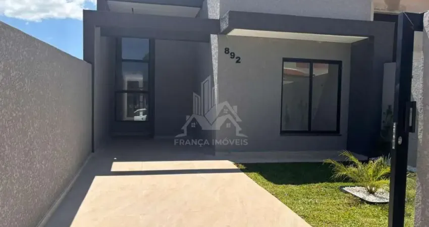 Casa para Venda em Fazenda Rio Grande, Eucaliptos, 3 dormitórios, 1 suíte, 3 banheiros, 2 vagas