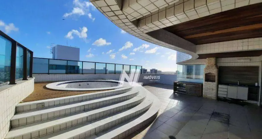 Bossa Nova em Capim Macio - Cobertura linear com 240m² - 3suites - Jacuzzi