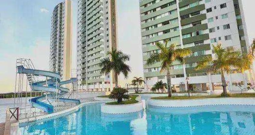 Apartamento com 2Quartos 1Suite - vaga coberta - Condominio Clube em Ponta Negra
