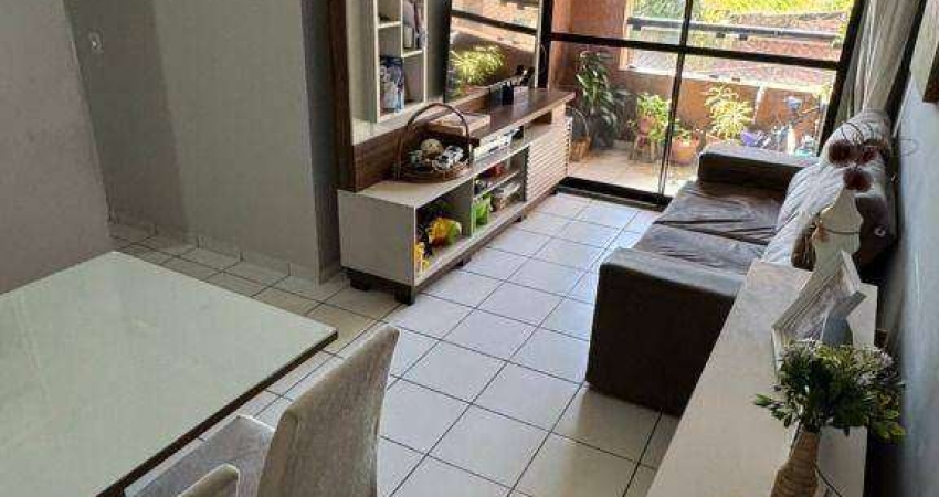 Apartamento com 2 dormitórios para alugar, 57 m² por R$ 2.200,00/mês - Candelária - Natal/RN