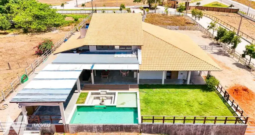 Casa em cond. rancho aliança, 4 suítes, área const. de 320 m2 e terreno de 3.258