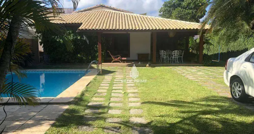 Casa com 4 dormitórios à venda, 300 m² por r$ 1.400.000 - vilas do atlântico - lauro de freitas/ba