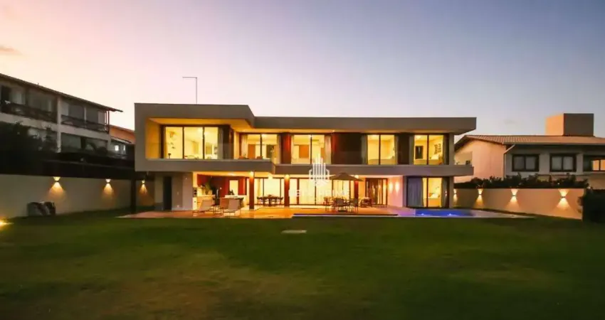 Casa com 7 dormitórios, 370 m² - venda por r$ 14.000.000 ou aluguel por r$ 6.000/dia - loteamento guarajuba - camaçari/ba
