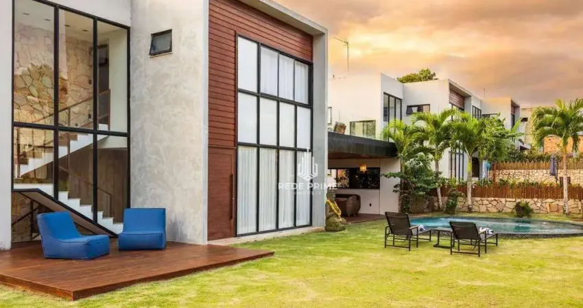 Casa com 7 dormitórios à venda, 510 m² por r$ 2.600.000 - acú da torre - mata de são joão/bahia