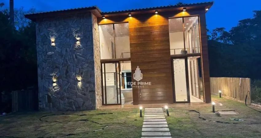 Casa com 4 dormitórios à venda, 250 m² por r$ 2.300.000,00 - praia do forte - mata de são joão/ba