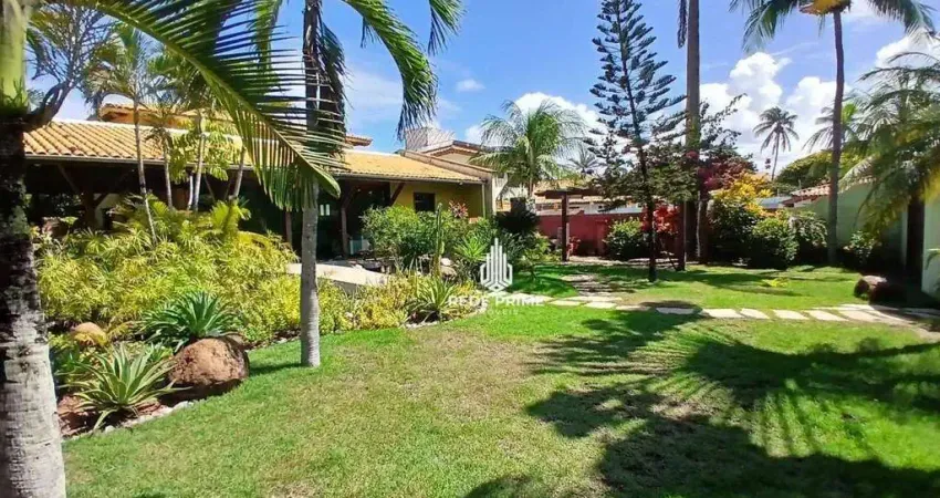 Casa com 8 dormitórios à venda, 380 m² por r$ 3.000.000 - vilas do atlântico - lauro de freitas/ba