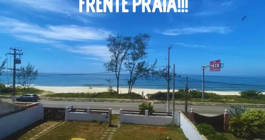 Casa em frente à praia para locação com 5 quartos – balneário de jaconé