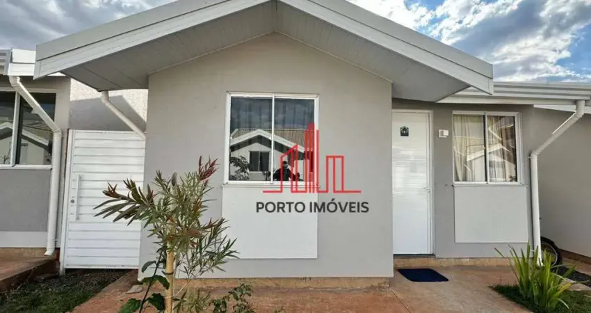 Casa com 2 dormitórios à venda, 44 m² por r$ 206.000,00 - água branca - boituva/sp