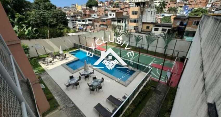 Apartamento à venda em Salvador-BA, Parque Bela Vista: 2 quartos, 1 suíte, 1 sala, 2 banheiros, 2 vagas de garagem!