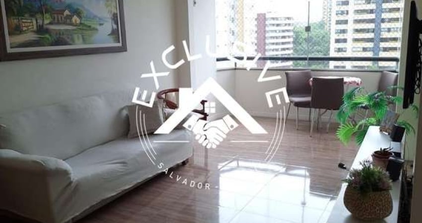 Imperdível apartamento de 3 quartos na Pituba, Salvador-BA: 1 suíte, 2 salas, 3 banheiros, 2 vagas de garagem, 115m².