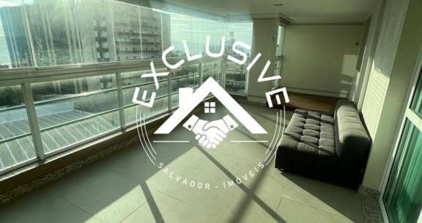 Apartamento para locação na Barra, Salvador-BA: 3 quartos, 3 suítes, 2 salas, 4 banheiros, 2 vagas de garagem, 181 m².