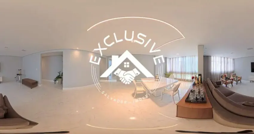 Apartamento na pituba: 4 quartos, 3 suítes, 2 salas, 4 banheiros, 2 vagas de garagem, 160m² - salvador-ba