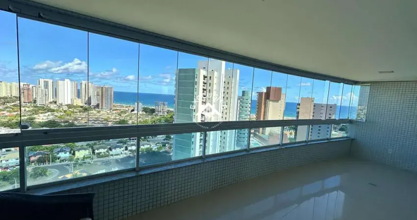 Imperdível oportunidade de adquirir apartamento de luxo em patamares, salvador-ba: 4 quartos, 3 suítes, 4 banheiros, 3 vagas e 165m².