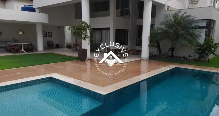 Imperdível casa de luxo à venda em salvador-ba, caminho das árvores: 4 quartos, 4 suítes, 3 salas, 5 banheiros, 4 vagas, 580m².