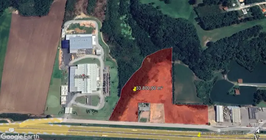 Terreno comercial à venda no Jardim Rivabem, Campo Largo 