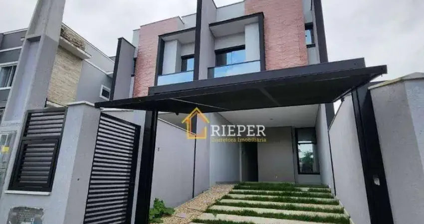 Sobrado Geminado com 3 dormitórios à venda, 120 m² por R$ 750.000 - Saguaçu - Joinville/SC