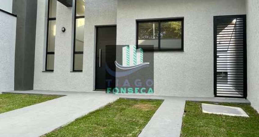 Casa térrea nova e moderna à venda com 3 dormitórios, sendo 1 suíte.