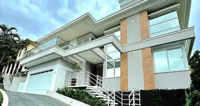 Casa de 4 suítes à venda com vista para o mar no Bosque das Mansões, São José