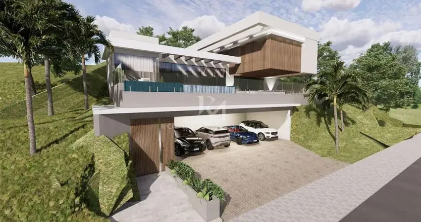 Casa de 4 suítes com piscina e alto padrão no bosque das mansões, são josé-sc