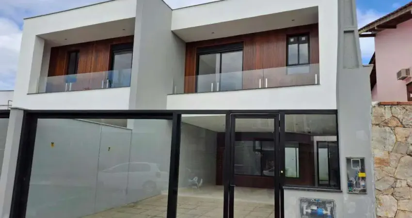 Sobrado Geminado Alto Padrão Novo com 3 Suítes e Escritório à Venda no Saguaçú – De R$1.380.000,00 por R$1.299.000,00 - Por tempo Limitado!!!