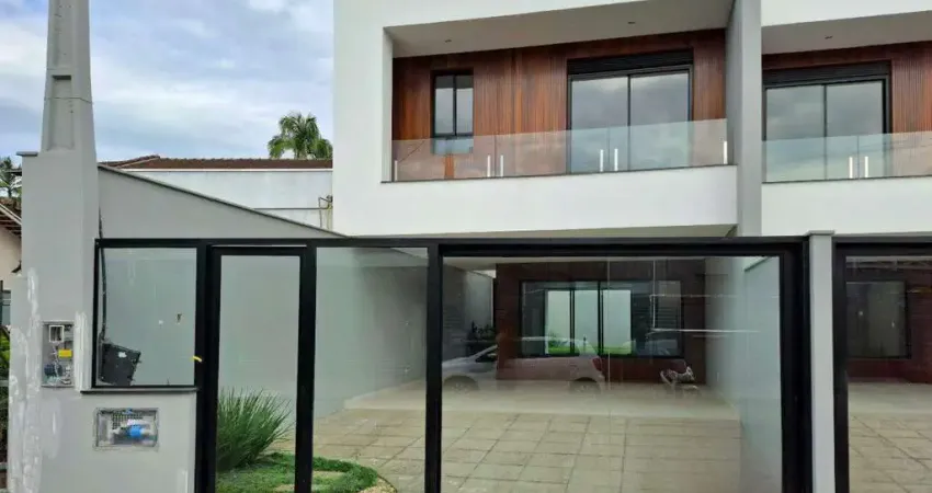 Sobrado Geminado Novo com 3 Suítes e Escritório à Venda no Saguaçú – De R$ 1.380.000,00 por R$1.299.000,00 Por tempo Limitado!!