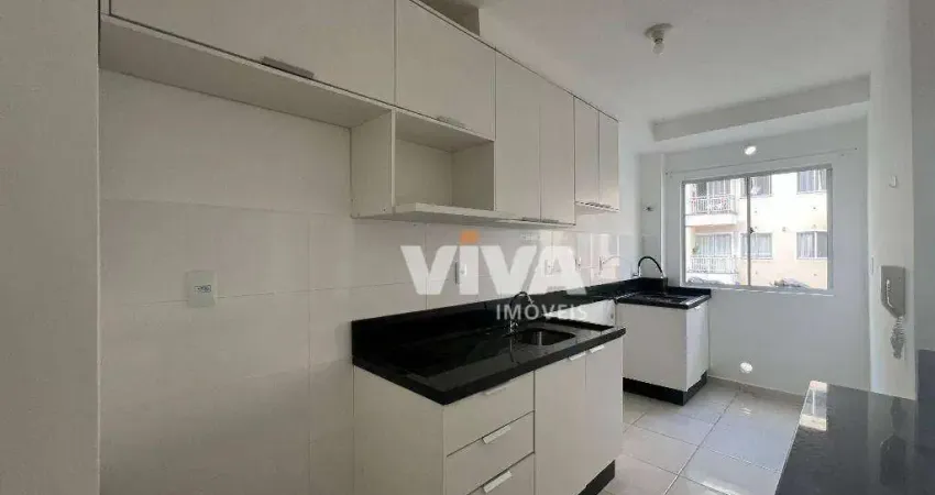 Apartamento com 2 dormitórios para alugar, 54 m² por R$ 2.519,01/mês - Carvalho - Itajaí/SC