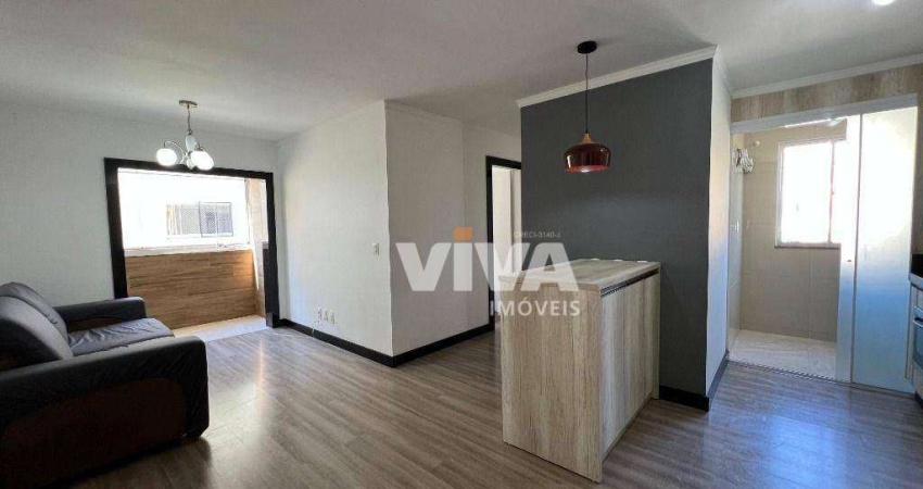Apartamento com 2 dormitórios para alugar, 55 m² por R$ 3.180/mês - Espinheiros - Itajaí/SC