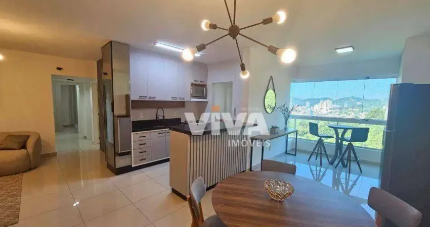Apartamento com 3 dormitórios para alugar, 101 m² por R$ 6.210/mês - Fazenda - Itajaí/SC
