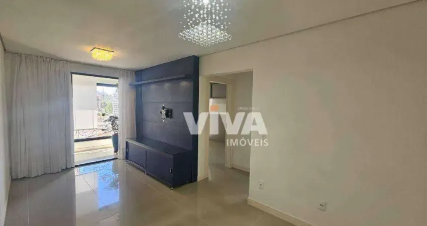 Apartamento com 2 dormitórios para alugar, 76 m² por r$ 5.370,00/mês - fazenda - itajaí/sc