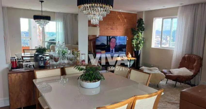 Apartamento com 3 dormitórios à venda, 130 m² por r$ 1.190.000 - costa cavalcanti - itajaí/sc