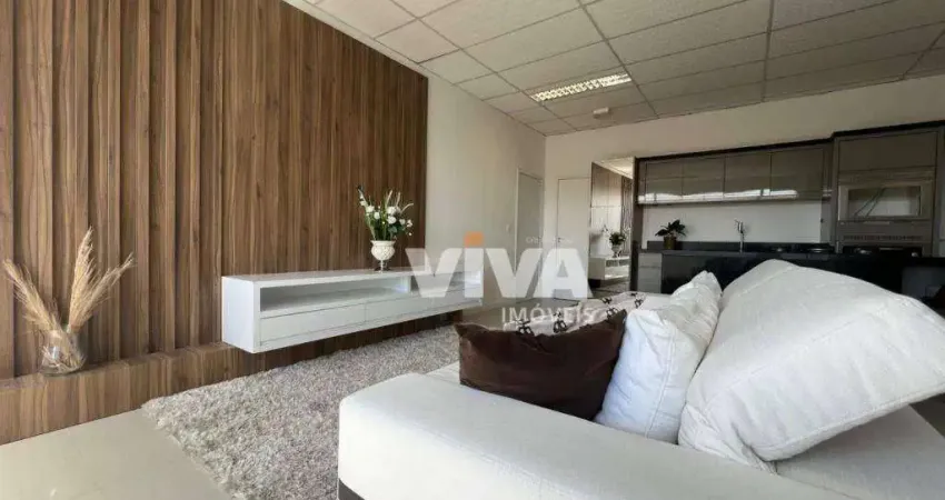 Apartamento com 3 dormitórios para alugar, 100 m² por r$ 6.000/mês - cordeiros - itajaí/sc