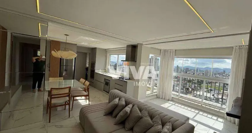 Apartamento com 3 dormitórios para alugar, 75 m² por r$ 8.200,00/mês - ressacada - itajaí/sc