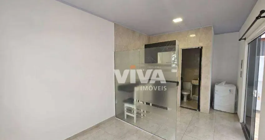 Kitnet com 1 dormitório para alugar, 18 m² por r$ 1.800/mês - cordeiros - itajaí/sc