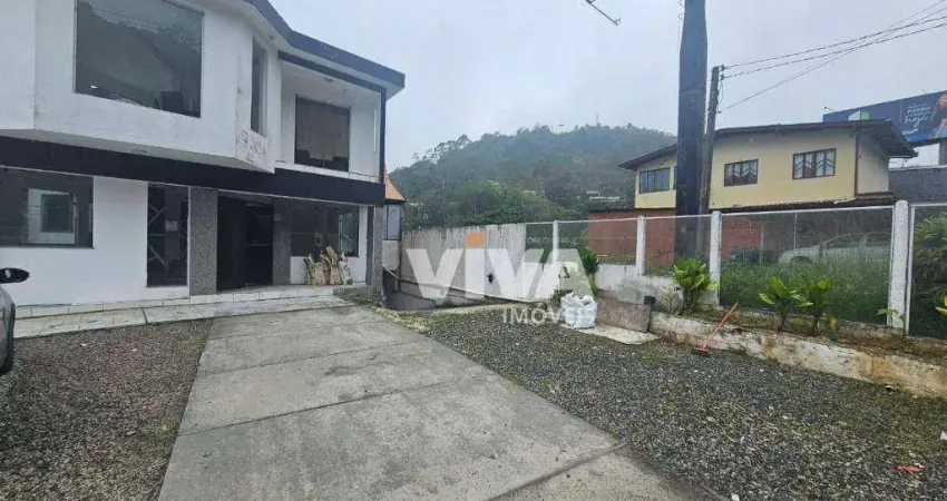 Sala para alugar, 250 m² por r$ 9.000/mês - fazendinha - itajaí/sc