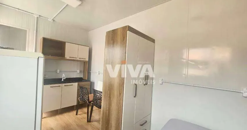 Kitnet com 1 dormitório para alugar, 12 m² por r$ 1.800/mês - são vicente - itajaí/sc