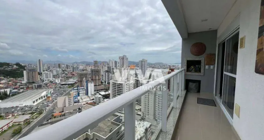 Apartamento com 1 dormitório para alugar, 45 m² por r$ 5.250,00/mês - fazenda - itajaí/sc