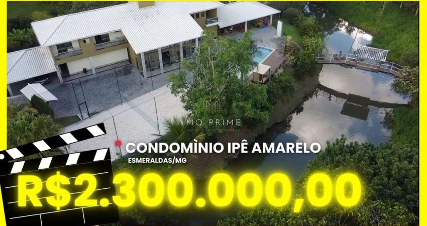 Condominio Ipé amarelo - Luxuosa Casa de Alto Padrão no Condomínio Ipê Amarelo – Conforto, Exclusividade e Lazer Completo