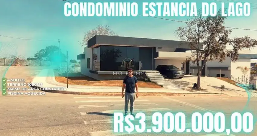 Estancia do lago - casa de alto padrão no condomínio estância do lago