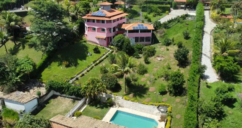 Solar das palmeiras - sítio lindo com 7 quartos no condomínio solar das palmeiras