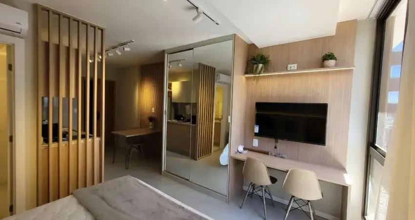 Apartamento Mobiliado para Locação em Salvador, Caminho das Árvores, 1 dormitório, 1 suíte, 1 banheiro, 1 vaga