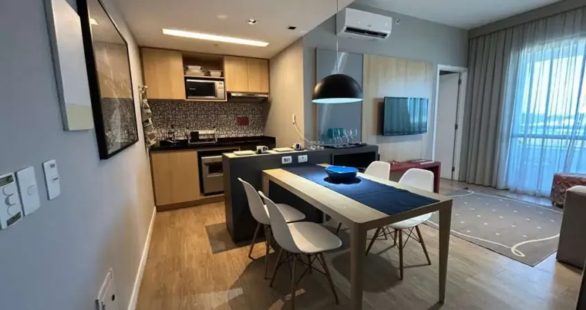 Apartamento Mobiliado para Locação em Salvador, Caminho das Árvores, 1 dormitório, 1 suíte, 1 banheiro, 1 vaga
