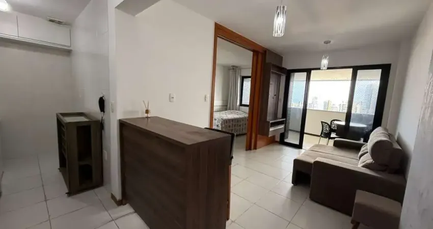 Apartamento mobiliado para locação em salvador, caminho das árvores, 1 dormitório, 1 banheiro, 1 vaga
