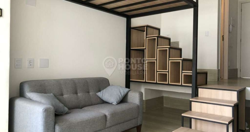 Studio novo mobiliado para venda e locação lazer completo  Metrô Santa Cruz.