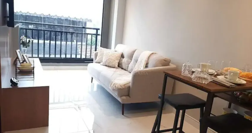 Apartamento à venda de 37m² com 1 dormitório e sacada na saúde