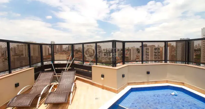 Cobertura com piscina à venda na Saúde 229m, 3 suítes, 3 vagas