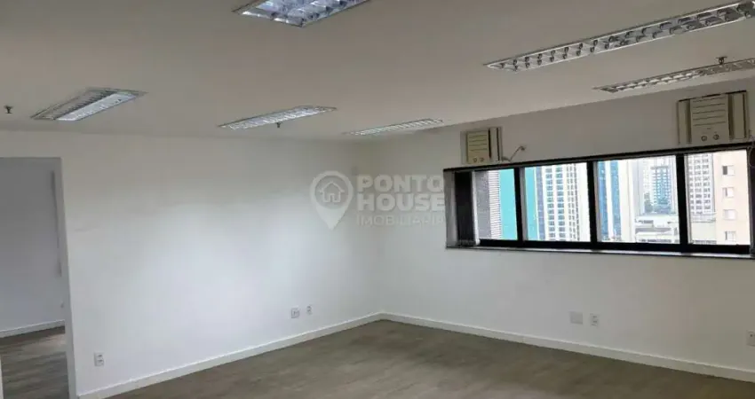 Conjunto comercial para locação no bairro indianópolis  142m², 5 salas e 3 vagas